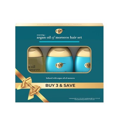 OGX? Renewing + Argan Oil of Morocco Travel Size Hair Care Set, Damage Repairing