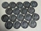 Lot Of 18 Mercury Dimes 1919-1942. Circulated Condition. Various Mints.