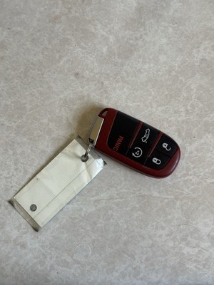 Red Key for Dodge Hellcat Charger Challenger Excellent Condition Fast Shipping