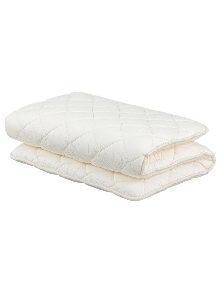FULI Japanese Futon Floor Tatami Sleeping Pad, Shikibuton Roll Up Bed White Twin