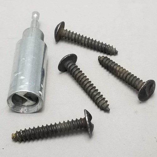 One-Way Screw Driver Drill Attachment Plus Four Security Screws