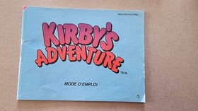 Kirby's Adventure Nintendo NES FAH France cartouche jeu vid&eacute;o