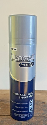 Clearasil For Men Shave Gel Skin Clearing 7 oz Discontinued
