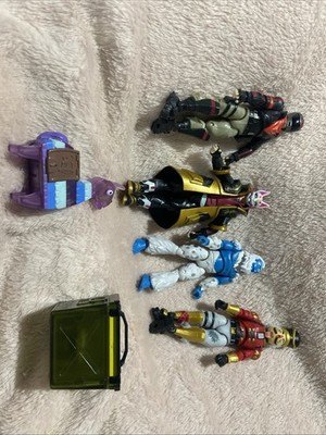 Fortnite Crackshot, Burnout, Yeti, & Drift 4  Figures Lot Of 4 Plus 2 Light-up