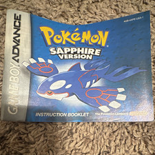 Nintendo Pok mon: Sapphire Version GBA w/ Manual Included