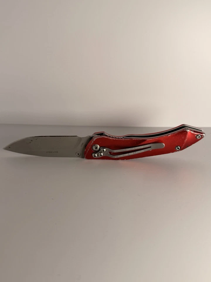 Navaja de bolsillo a presión - Auténtica navaja de bolsillo plegable a presión Foto 2 de 4