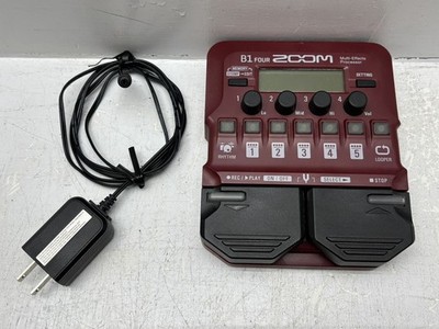 Zoom B1 Four Zoom Multi-Effects Processor with Power Cable