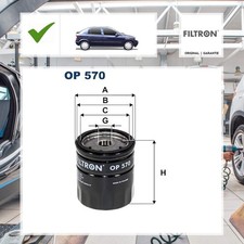 Filtron Ölfilter OPEL ASTRA G Caravan (T98) 1.6 16V (F35)