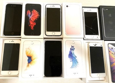 Apple iPhone + Samsung + Airpod links Konvolut 10 Stück Gebraucht.  Funktioniert
