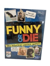 Funny or Die Game Sealed New Hasbro Gaming 2013 Party Board Game Ages 13+ USA Funny or Die Game Sealed New Hasbro Gaming 2013 Party Board Game Ages 13+ USA