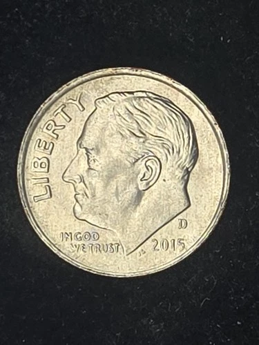 2015-D Roosevelt Dime — photo from another recent sale