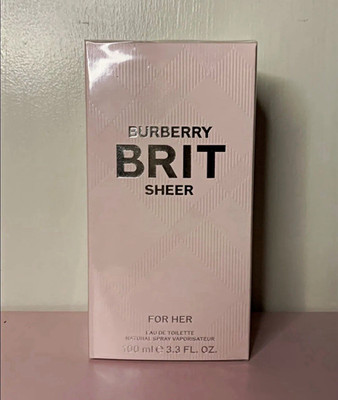Burberry - Brit - Sheer for Her - EDT Spray 3.3 fl oz (100 mL) - New in wrapper