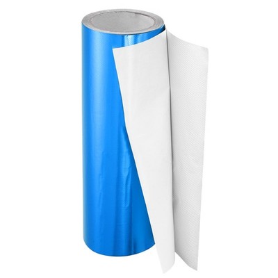 8m x 30cm PVC Tarpaulin Tape Waterproof Self-Adhesive Awning Repair Tape Blue