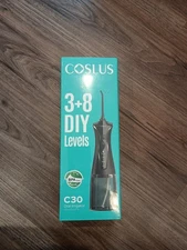 COSLUS Water Dental Flosser Teeth Pick: Portable Cordless Oral Irrigator Black