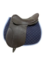 18 Inch Used Stubben Tristan Biomex English Dressage Saddle 978-9951