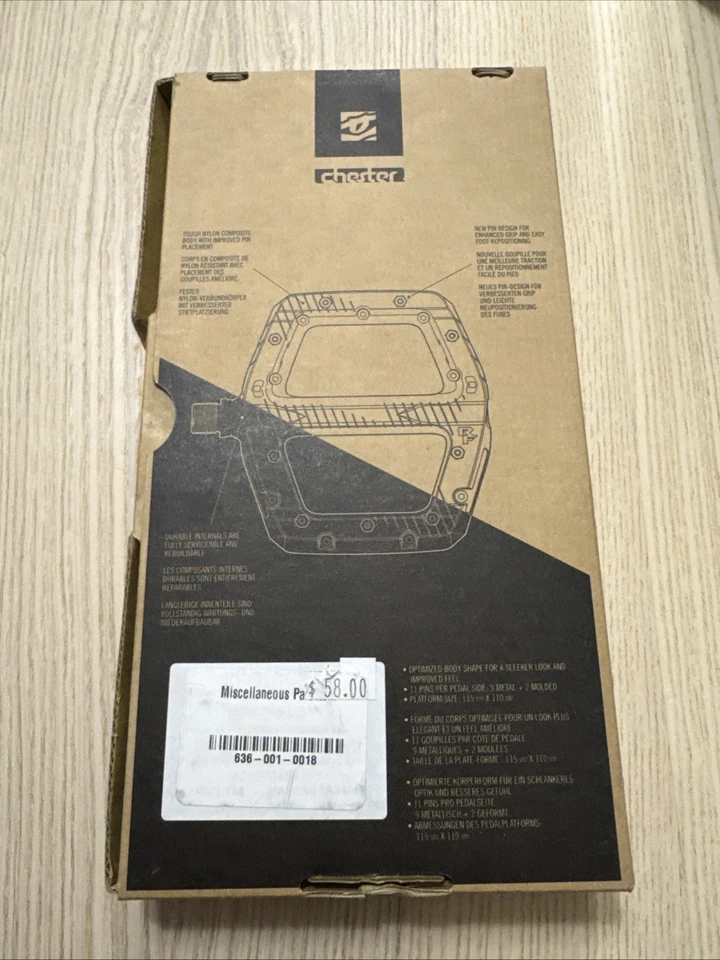 Pedais de bicicleta Race Face Chester grandes - Imagem 2 de 4