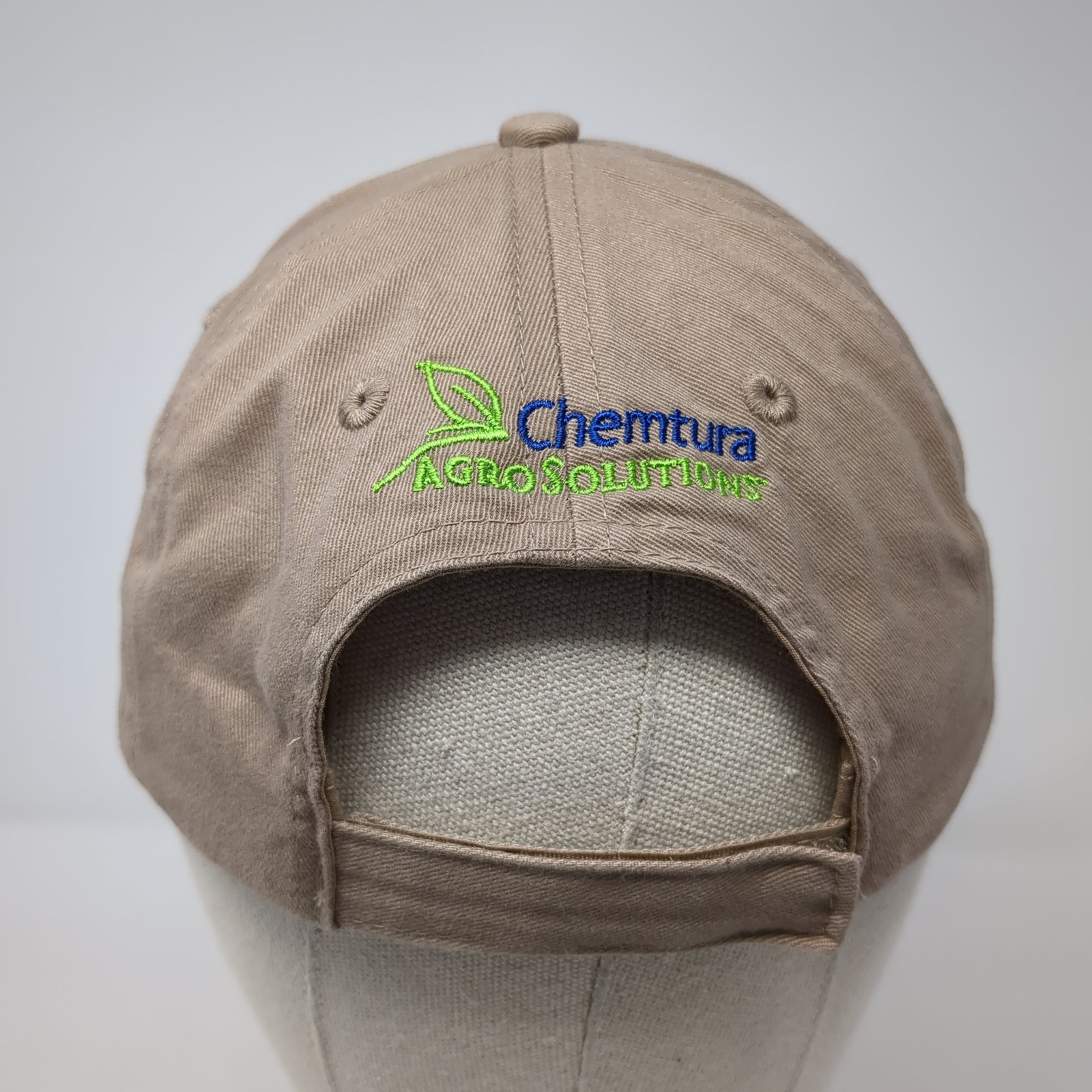 Double Take Insecticide Strapback Hat Solid Brown… - image 6