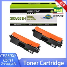 2PK 051H CRG051H Toner Cartridge for Canon 051H imageCLASS LBP160 LBP161dn Black