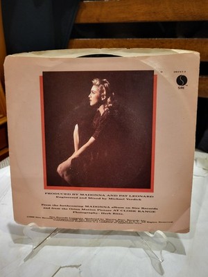 MADONNA: LIVE TO TELL / DJ COPY .. W/PIC SLEEVE .. 45 RPM 6435 | eBay