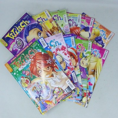 WITCH 2009 W.i.t.c.h. 12x Comic MANGA 1-12 KOMPLETTER JAHRGANG 1x EXTRA SEHR GUT
