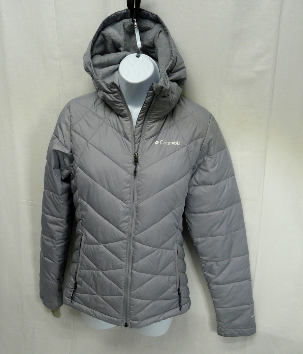 Women's Columbia Omni-Heat Heavenly Hooded Jacket Size XS, City