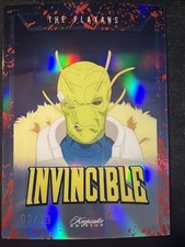 Invincible Keepsake Edition, The Flaxans  3/13 Blood Splatter Card  113 Holo