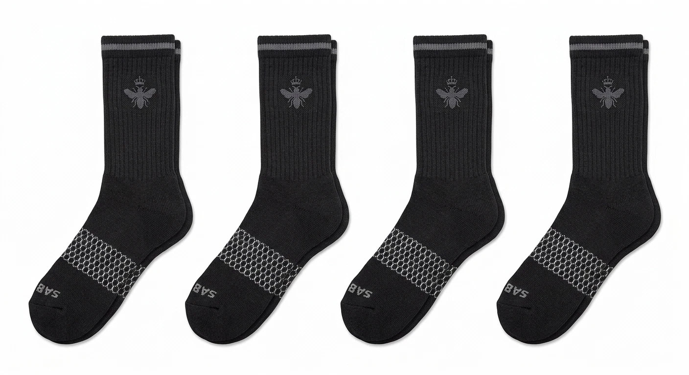 Bombas Socks Lot of 4 Unisex Size L Men's 9-12 Women's 12+ Calf NWT Performance