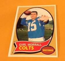 1970 TOPPS NFL #88 EARL MORRALL MINT - HIGH GRADE !!!!!