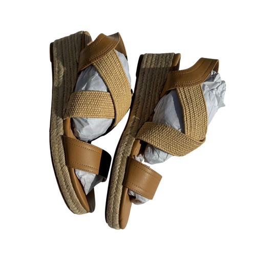 Market & Spruce Espadrille Keilsandalen hellbraun NEU Größe 8,5 - Bild 5 von 10
