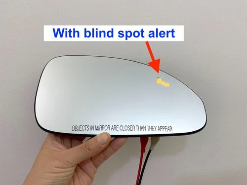 2013-2017 Buick Enclave Passenger Side Right Door Mirror Glass Blind Spot Alert