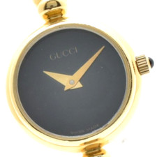 GUCCI 2700.2.L Gold Shell Dial Quartz Wristwatch Ladies Watch