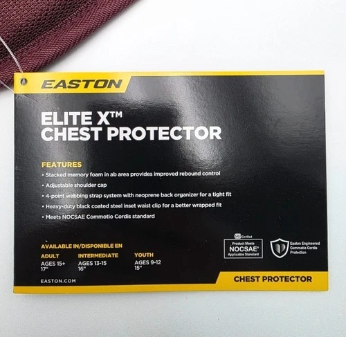 Easton Elite X Catcher Chest Protector - Thumbnail 4