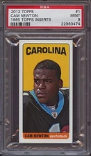 2012 TOPPS 1965 TOPPS INSERTS 1 CAM NEWTON  PSA 9 Mint Panthers