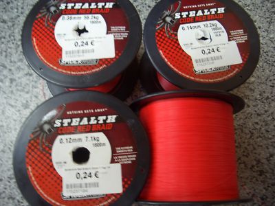 Spiderwire Stealth Code Red, 0,35mm, 51,2kg, 10m-1800m