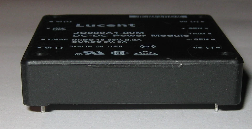 Convertidor DC-DC Lucent - Salida 5 V CC - 30 vatios - Módulo de alimentación JC030A1 - 6 amperios Foto 2 de 4