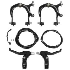 Sunlite MX Side Pull Brake Set Alloy Front & Rear + Levers + Cables + Housing