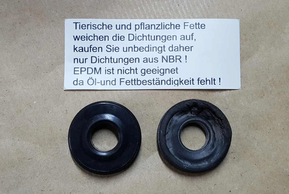 Dichtsatz für Miele Spülmaschine Umwälzpumpe / Wasserweiche  Mpew  Mpeh -Pumpe - Bild 4 von 4