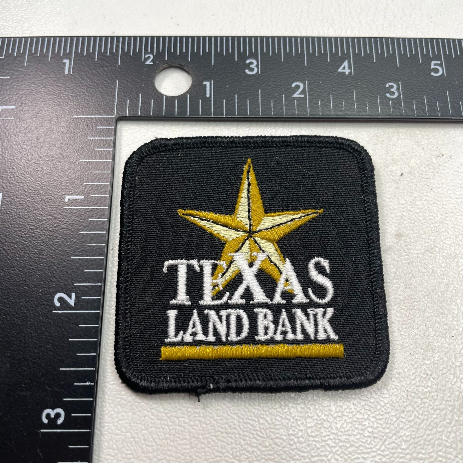 TEXAS LAND BANK Advertising Patch (Money, Finance) 25YB | eBay