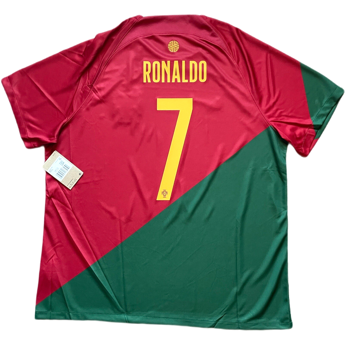 2022/23 Portugal Home Jersey #7 Ronaldo 2XL Nike World Cup Soccer