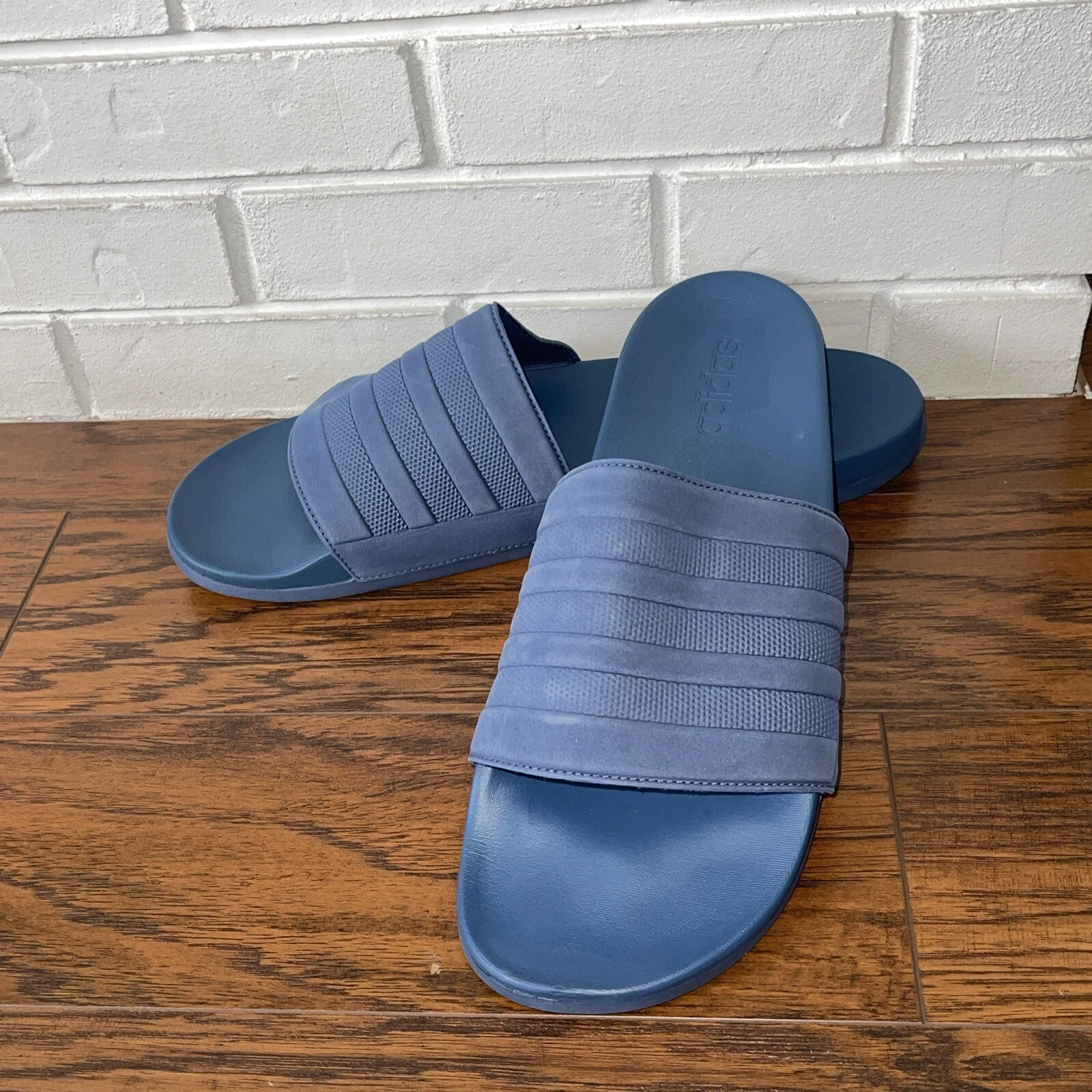 Adidas Adilette Comfort Slides Sandali slip on Adidas inchiostro Preloved taglia 17