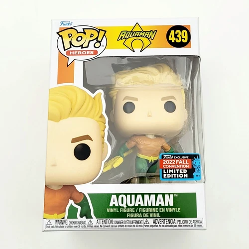 Funko Pop 439 DC Heroes Aquaman 2022 Fall Convention Limited Edition