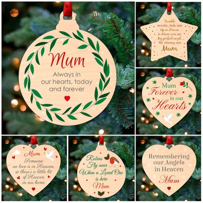 dad in heaven christmas bauble