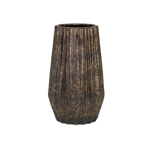 Copper Creek Exterior Pull Plate With Cylinder - Bronze Exit Device Trim For Commercial Doors