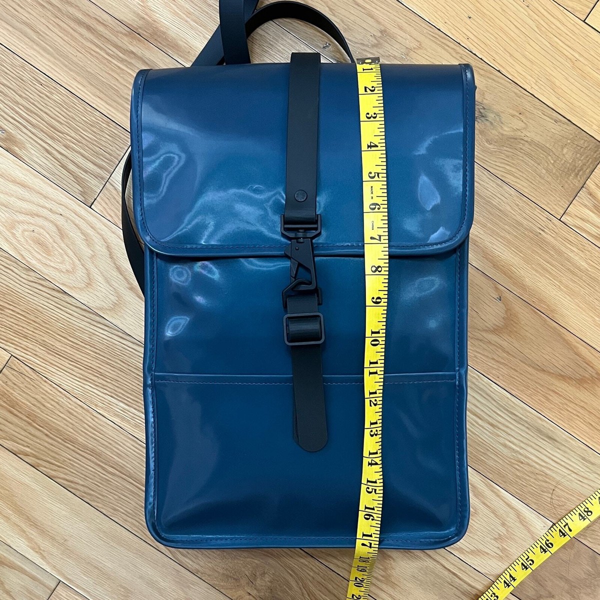 Rains Mini Unisex Waterproof Backpack in 25 Sonic / Blue | eBay display picture 2