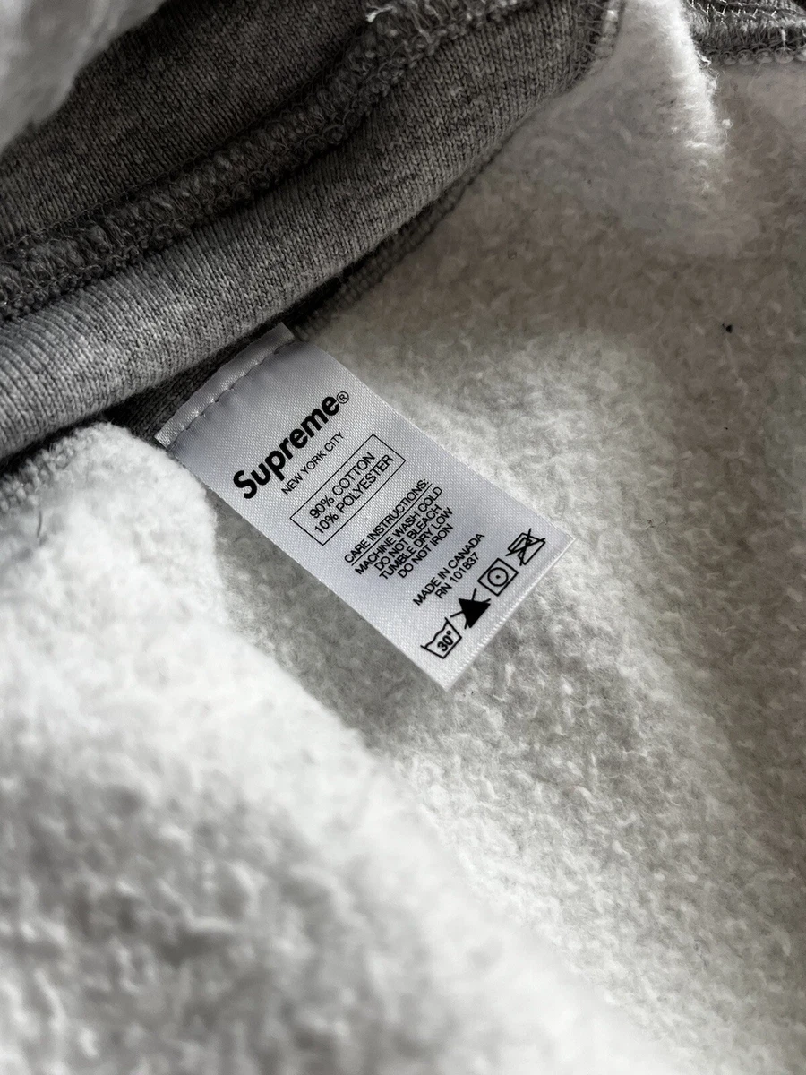 Supreme Motion Logo Hoodie Size M Grey SS16