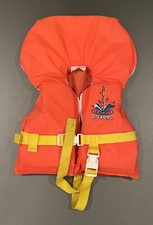 Stearns Splash Zone Infant Life Jacket  30 Lbs High Visibilty Orange Preowned