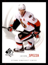 2009-10 SP Authentic #40 Jason Spezza Ottawa Senators