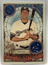 Christian Yelich - 2019 Topps Allen & Ginter Baseball Star Signs #BSS-37 Insert