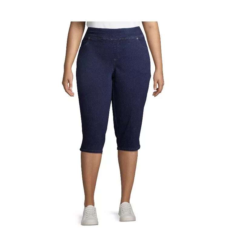 terra and sky stretch pull on Capri Tummy control comfort waist size 5X