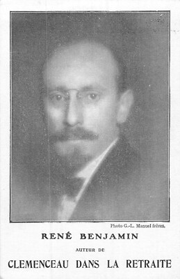 CP RENE BENJAMIN AUTOR VON CLEMENCEAU IM RUHESTAND - BUCHHANDLUNG PLON - 94136